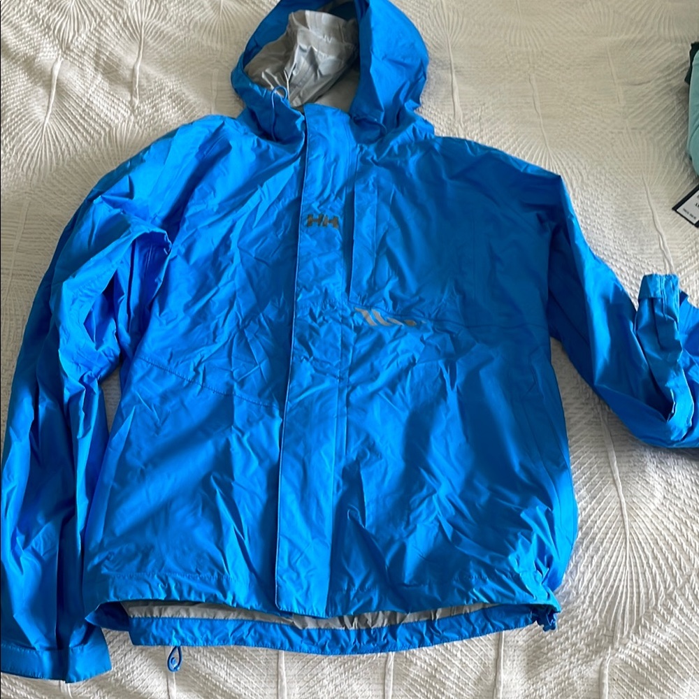 Helly Hansen Blue Men's Raincoat Jacket